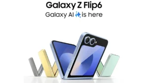गैलेक्सी AI के साथ फोल्डेबल डिजाइन में Samsung Galaxy Z Flip6 के कई रंगों में वेरिएंट